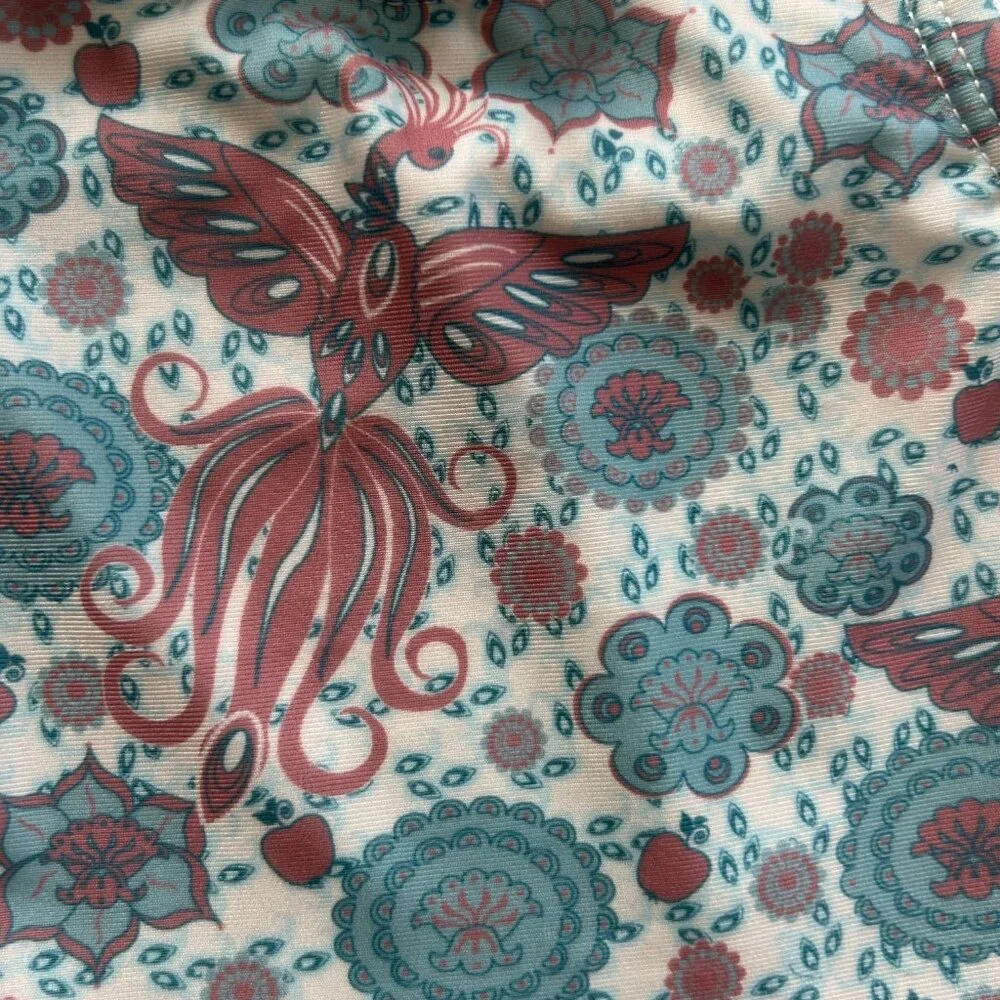 NWT Kate Quinn Firebird Swimsuit 0-3M UPF 50+ Ruffle One Piece Baby Girl